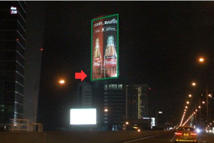 1 Panel Vertical Building Wrap Billboard at I Tower A2, Bangkok, Chatuchak, Bangkok