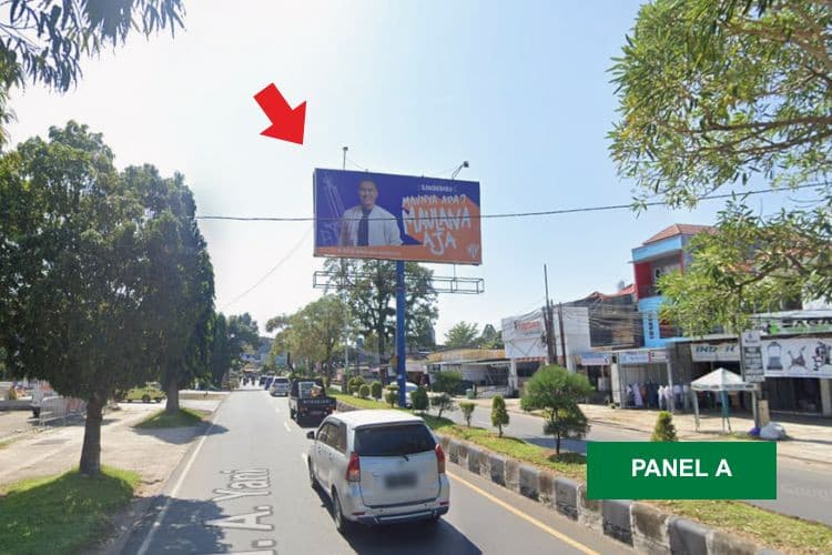 2 Sided Horizontal Static Billboard at Jl. A. Yani KM 33, Banjarbaru, Kalimantan Selatan  (nearby SPBU Pertamina)