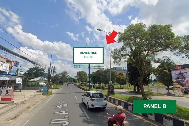Horizontal Static Billboard di Jl. A. Yani KM 33, Banjarbaru, Kalimantan Selatan  (nearby SPBU Pertamina) - Day View