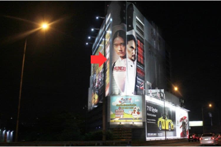 1 Panel Vertical Building Wrap Billboard at Loxley (Expressway), Bangkok, Khlong Toei, Bangkok