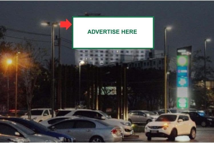 1 Panel Horizontal Building Wrap Billboard at Diamond Plaza Hotel, Surat Thani, Surat Thani Tha Kub Intersection