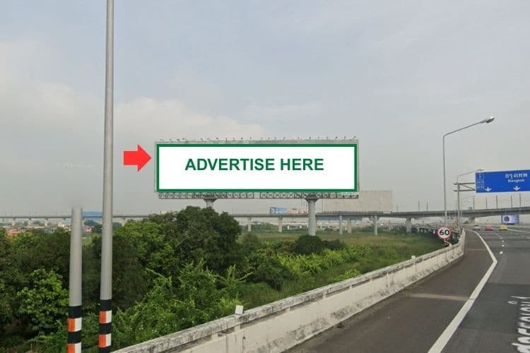 1 Panel Horizontal Classic Billboard Billboard at Motorway,Suvarnabhumi Airport (Exit), Lat Krabang, Bangkok