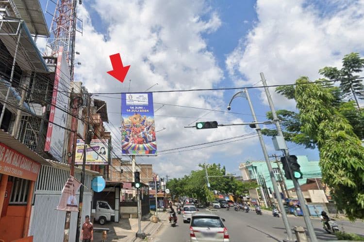 1 Panel Vertical Static Billboard at Jl. Setia Budi, Medan, Sumatera Utara 