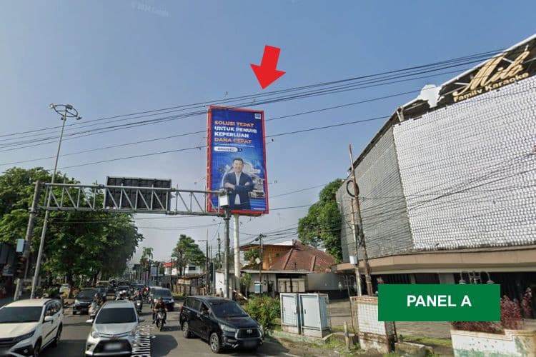 2 Sided Horizontal Static Billboard at Jl. SM Raja, Medan, Sumatera Utara  (In Front of Milo Karaoke)
