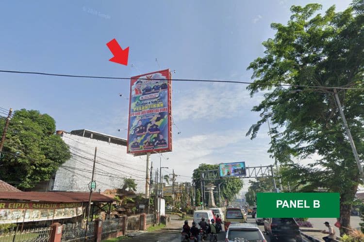 Horizontal Static Billboard at Jl. SM Raja, Medan, Sumatera Utara  (In Front of Milo Karaoke) (Side B Day View)