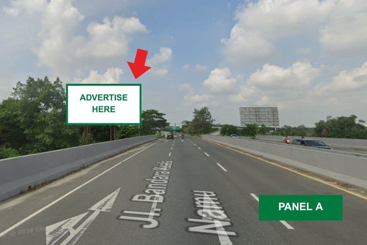 1 Sided Horizontal Static Billboard di Jl. Arteri KNIA, Medan, Sumatera Utara  (Btg. Kuis - Deli Serdang)