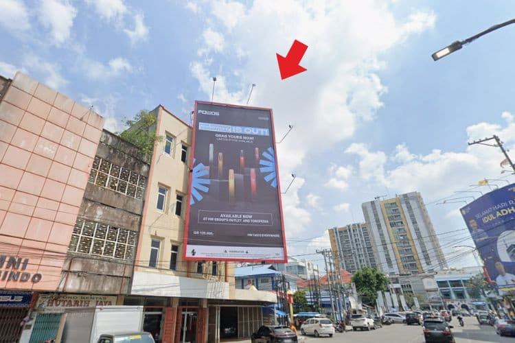 1 Panel Vertical Static Billboard at Jl. Palang Merah, Medan, Sumatera Utara  (Jaya Mobil)
