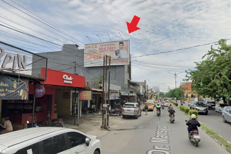 1 Panel Horizontal Static Billboard at Jl. Dr. Mansyur, Medan Selayang, Medan, Sumatera Utara  (Nearby Ryn Boutique Medan)
