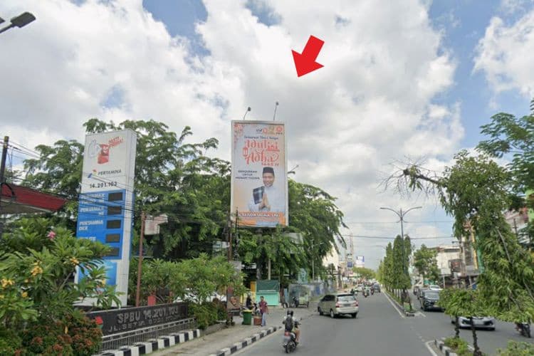 1 Panel Vertical Static Billboard at Jl. Setia Budi, Medan, Sumatera Utara  (In front of SPBU)