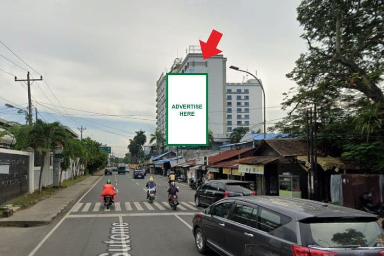 1 Panel Vertical Static Billboard at Jl. Sutomo, Perintis, Medan Tim, Medan, Sumatera Utara  (Nearby Grand Mercure)