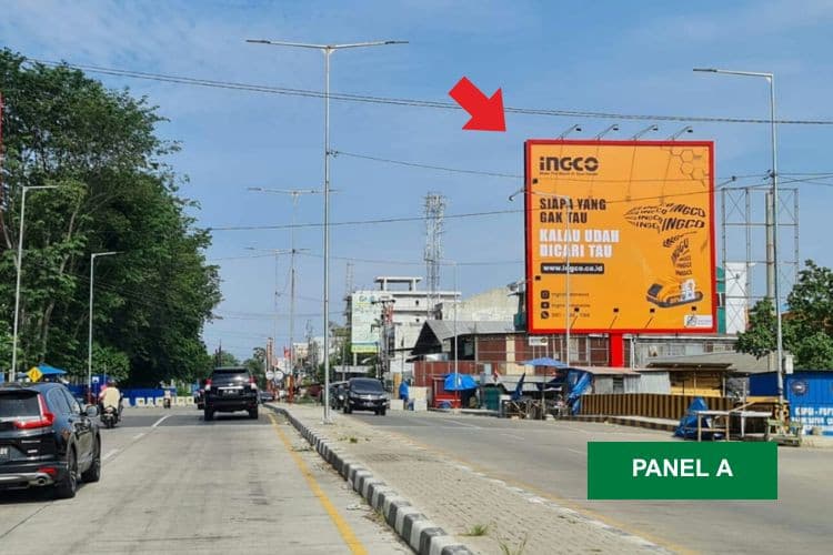 1 Sided Horizontal Static Billboard at Jl. Cemara, Medan, Sumatera Utara  (Side A)