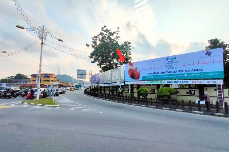 1 Panel Free Standing Billboard at Jalan Gong Kapas, Kuala Terengganu, Terengganu