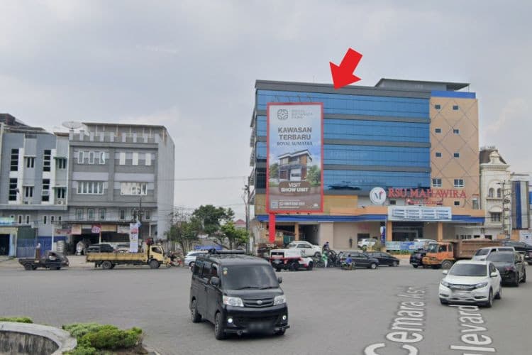 1 Panel Vertical Static Billboard at Jl Cemara Asri, Medan, Sumatera Utara  (Nearby RSU Mahawira Prima)