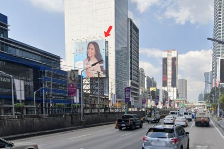 1 Panel Rooftop Billboard at EDSA, Mandaluyong, Metro Manila (On top of Aristocrat Building)