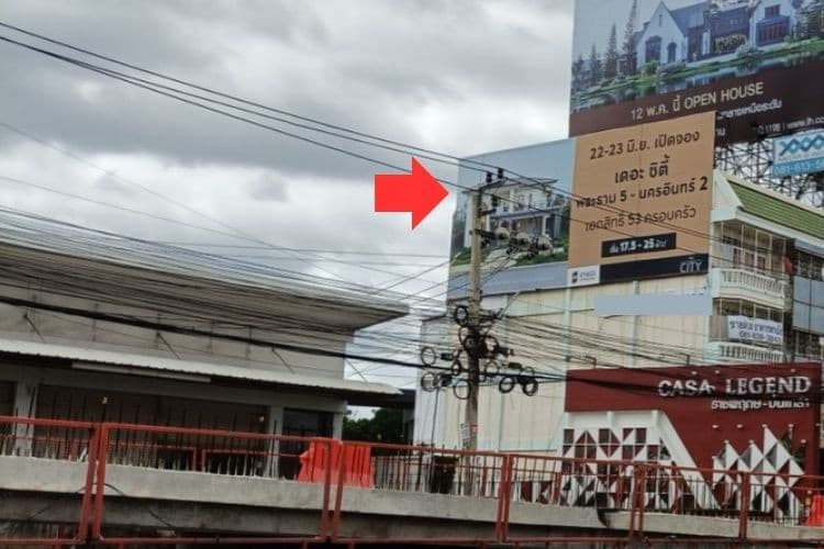 1 Panel Horizontal Classic Billboard Billboard at 84/50 Ratchaphruek Rd, Bangkok, Taling Chan, Bangkok (before Srisawan Hospital)