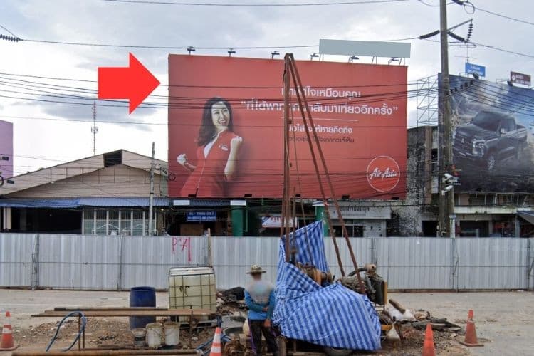 1 Panel Horizontal Classic Billboard Billboard at Pak Nam, Krabi, Krabi (At the intersection of the old market)