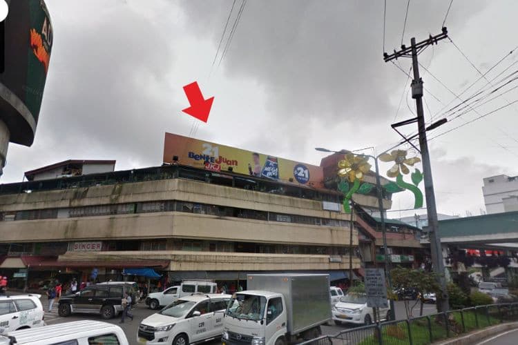 1 Panel Horizontal Rooftop Billboard at Maharlika Bldg. Cor. Abanao Street, Baguio, Benguet (Near Abanao Square)