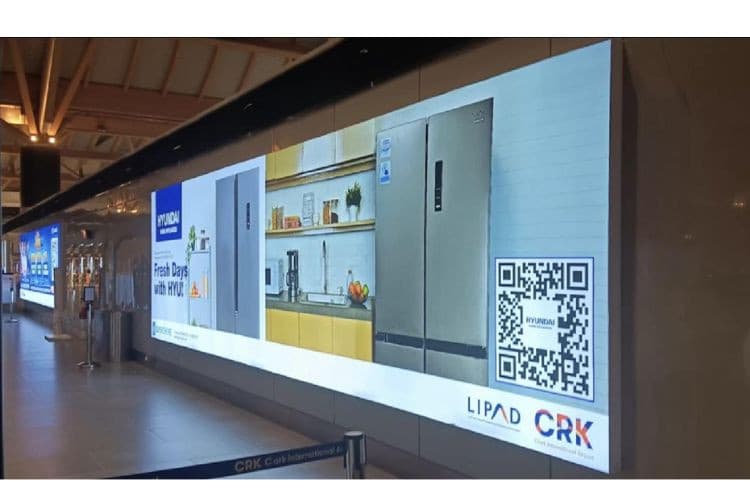 Horizontal Lightbox Billboard at Clark Airport, Angeles, Pampanga (International Departure - Immigration)