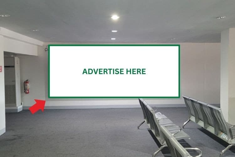 1 Panel Horizontal Lightbox Billboard at Kalibo International Airport, Kalibo, Aklan (International Pre-Boarding Lightbox (Left))