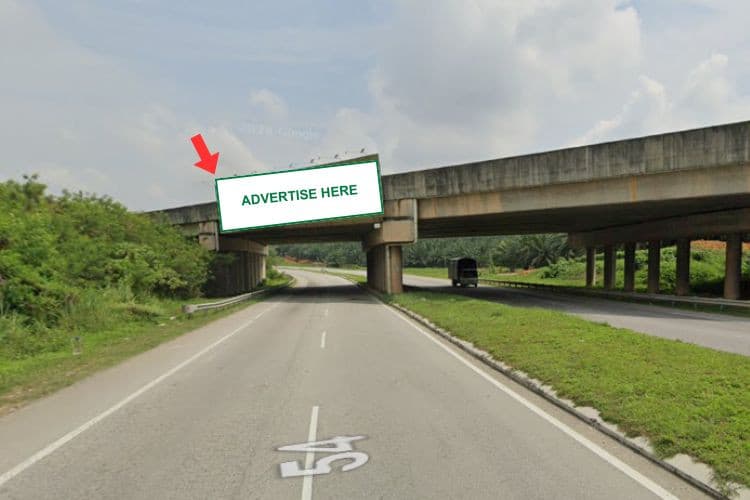 1 Panel Overhead Bridge Billboard at LATAR KM10.9, Rawang, Selangor (towards Kota Puteri)