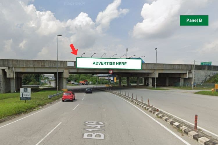 Overhead Bridge Billboard at LATAR KM17.7, Exit 2505 Persimpangan Kundang, Rawang, Selangor