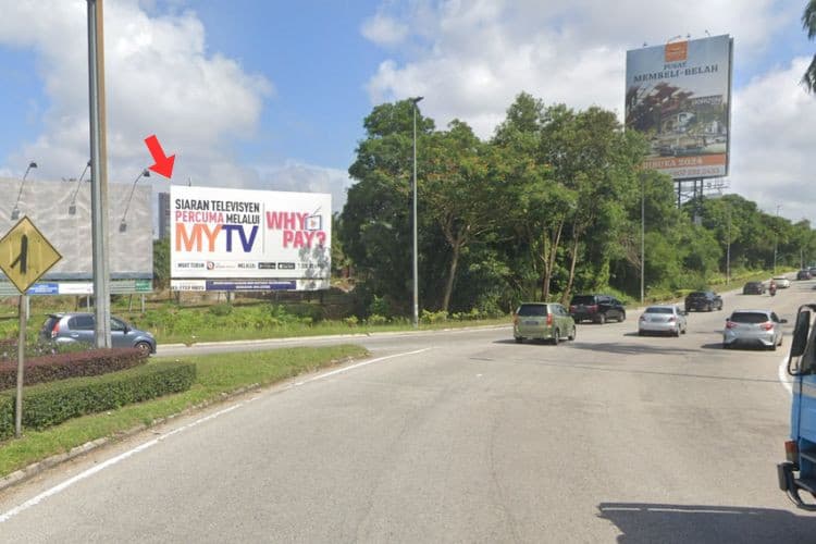 1 Panel Free Standing Billboard at Jalan Pandan, Johor Bahru, Johor