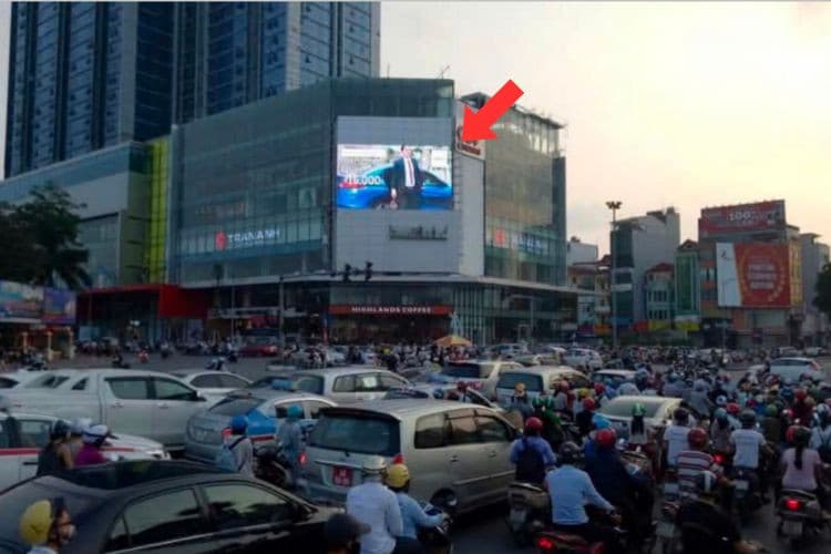 1 Sided Horizontal LED Screen Billboard at 3 Le Trong Tan, Thanh Xuan District, Ha Noi City (Le Trong Tan-Truong Chinh Intersection)