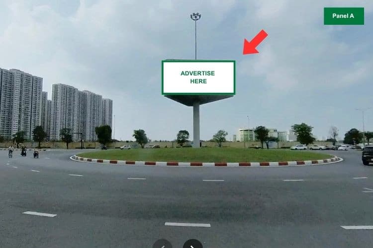 Tri-LED Unipole Billboard at Vinhomes Smart City, Ha Noi City