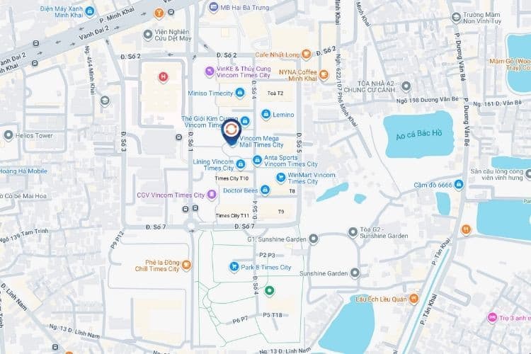 Map - Parabolic LED Billboard at Vincom Mega Mall Times City, Ha Noi City
