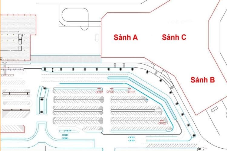 Map - Airport LED Screen Billboard at Noi Bai Airport, Ha Noi City (Arrival Hall Domestic Terminal)