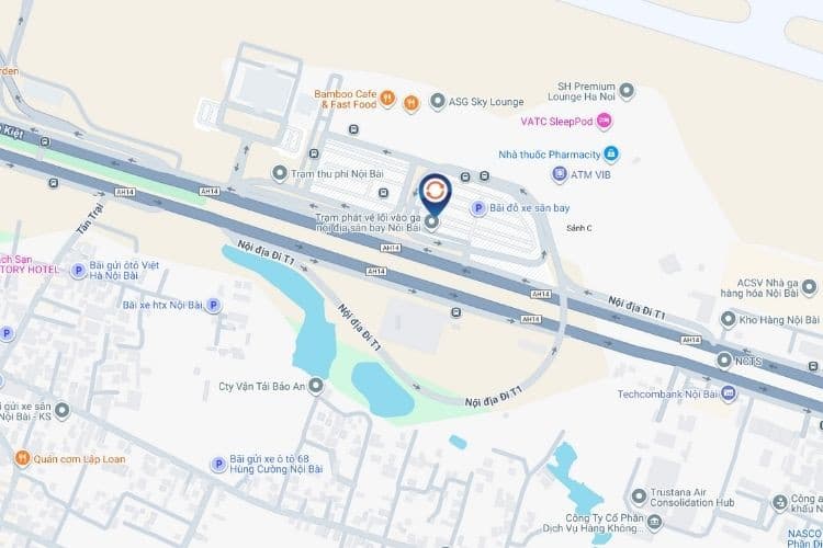 Map - Airport LED Screen Billboard at Noi Bai Airport, Ha Noi City (Arrival Hall Domestic Terminal)