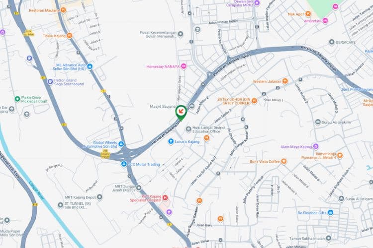 Map - Free Standing Billboard at Persiaran Saujana Impian, Kajang, Selangor (Near Lotus's Kajang)