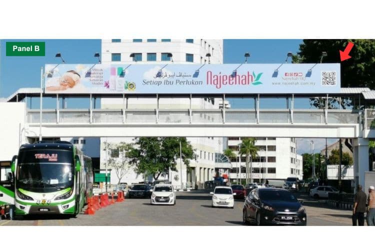2 Sided Overhead Bridge Billboard at Jalan Tunku Ibrahim, Alor Setar, Kedah (Infront Pekan Rabu)