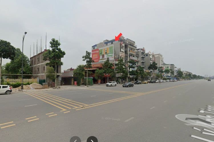 1 Panel Horizontal Wall-mounted Pano Billboard at V-City Bac Ninh Roundabout, Vo Cuong, Bac Ninh