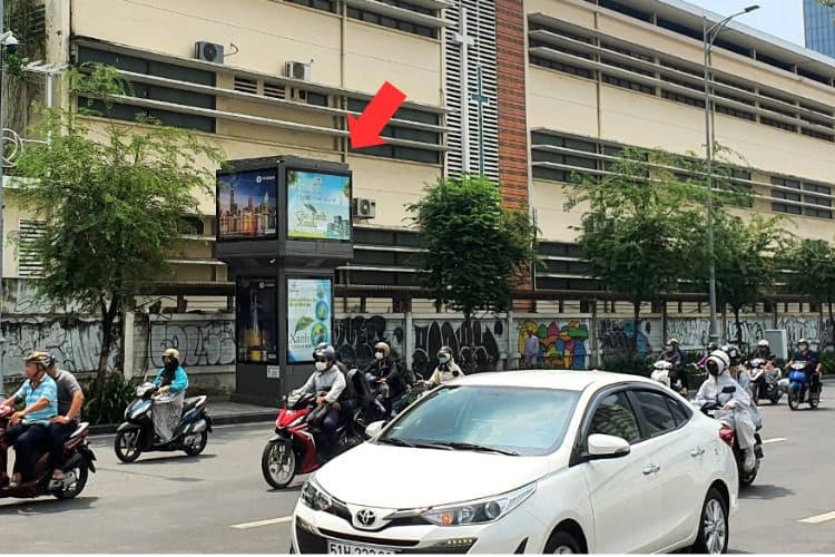 8 Sided E-tower Panel Billboard at 6 Ton Duc Thang, Sai Gon Ward, Ho Chi Minh City