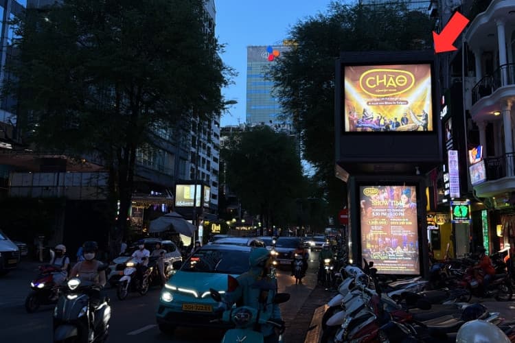 8 Sided E-tower Panel Billboard at 15B11 Le Thanh Ton, Sai Gon Ward, Ho Chi Minh City