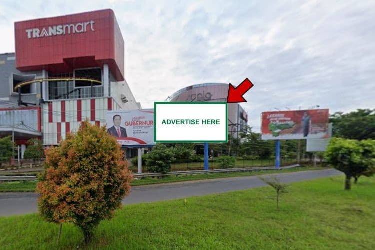 1 Panel Horizontal Static Billboard at Jl Ahmad Yani, Pontianak, Kalimantan Barat  (near Transmart Pontianak)