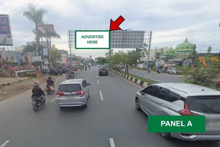 1 Sided Bando Billboard at Jl. Ahmad Yani KM 7, Banjarmasin, Kalimantan Selatan  (in front of Astra Daihatsu Banjarmasin Side A)