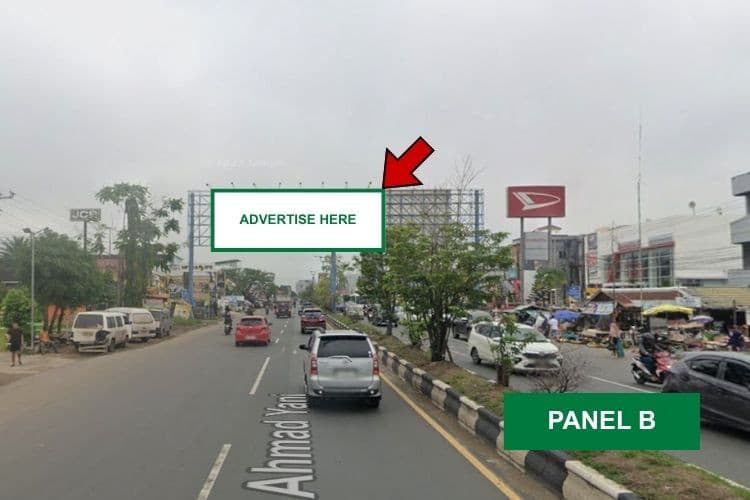 1 Panel Bando Billboard di Jl. Ahmad Yani KM 7, Banjarmasin, Kalimantan Selatan  (in front of Astra Daihatsu Banjarmasin Side B)