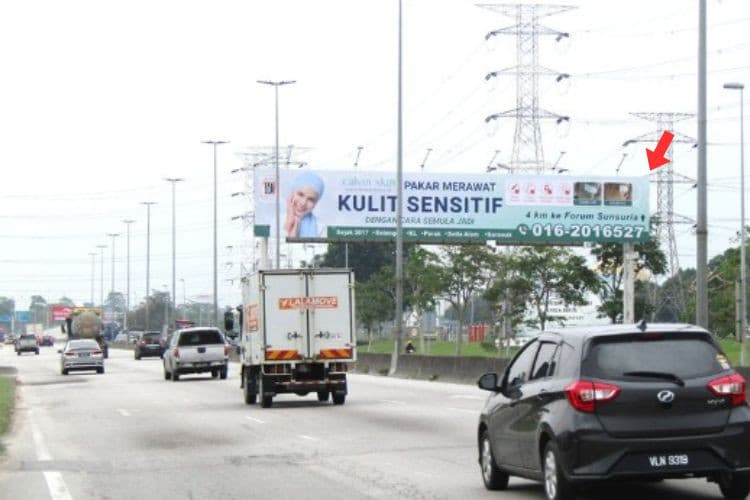 1 Sided Mini Gantry Billboard at Jalan Meru, Klang, Selangor (near Setia Alam commercial area)