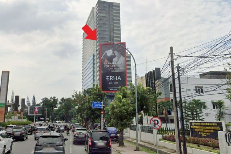 1 Panel Vertical Static Billboard at Jl Putri Hijau, Medan, Sumatera Utara  (Across DeliPark Mall)