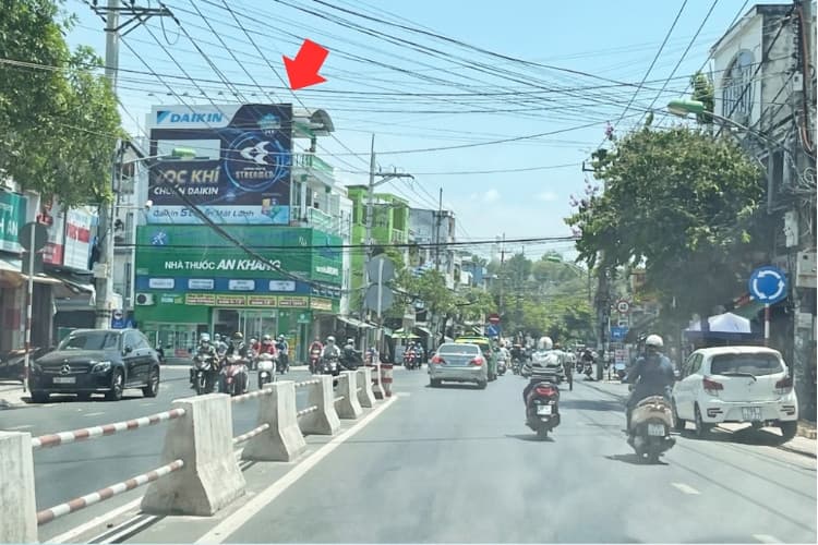 1 Panel Horizontal Wallscape Billboard at 46 Le Hong Phong, Nha Trang Ward, Khanh Hoa