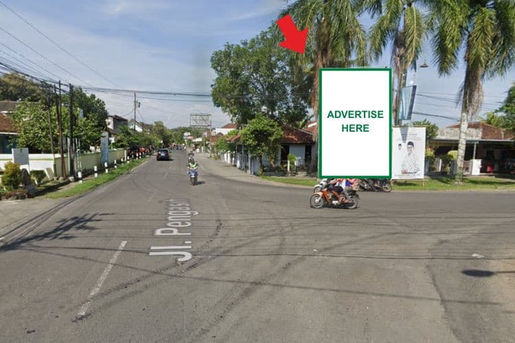 Vertical Static Billboard at Jl, Kawijo, Kulon Progo, Jawa Tengah  Pengasih (Day View)