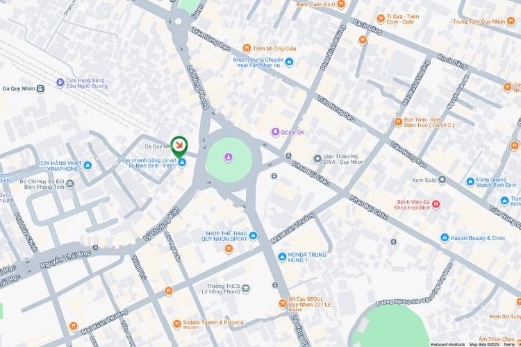 Map- Horizontal Wallscape Billboard at 287 Le Hong Phong, Tran Hung Dao Ward, Gia Lai