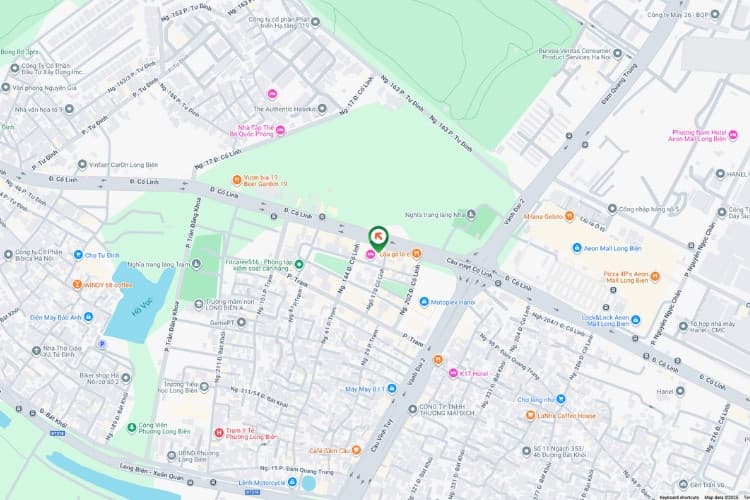 Map- Wallscape Billboard at 51 Co Linh, Long Bien, Ha Noi City