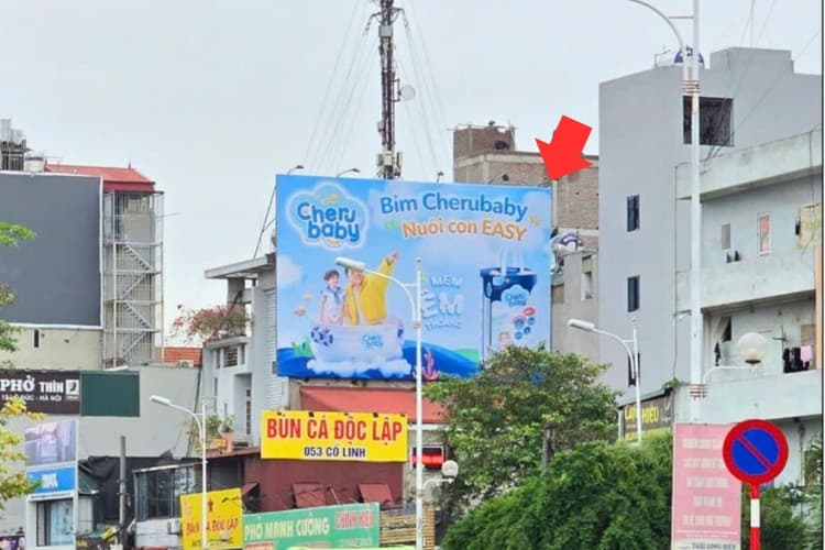 1 bảng quảng cáo treo tường nằm ngang tại Long Bien Golf Course, khu vực Trung Đoàn 918, TP. Hà Nội