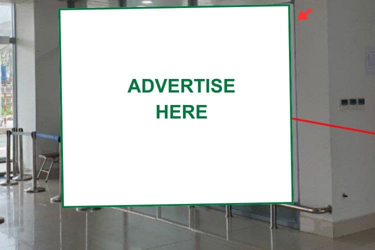 Horizontal Wall-mounted Pano Billboard at Chu Lai Airport, Nui Thanh Ward, Da Nang City (Level 1, on the right side of the Domestic Arrivals exit)