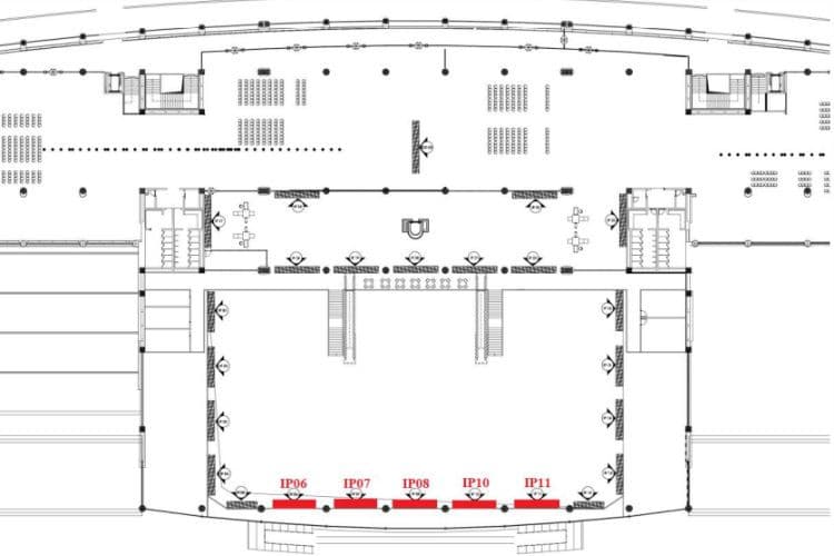 Map - Horizontal Wall-mounted Pano Billboard at Cam Ranh International Airport, Bac Cam Ranh Ward, Khanh Hoa (IP06, Level 1 area, passenger exit of the Domestic Arrivals Terminal)