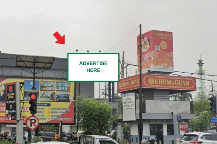 1 Panel Horizontal Static Billboard di Jl. A Yani No 143, Surabaya, Jawa Timur 