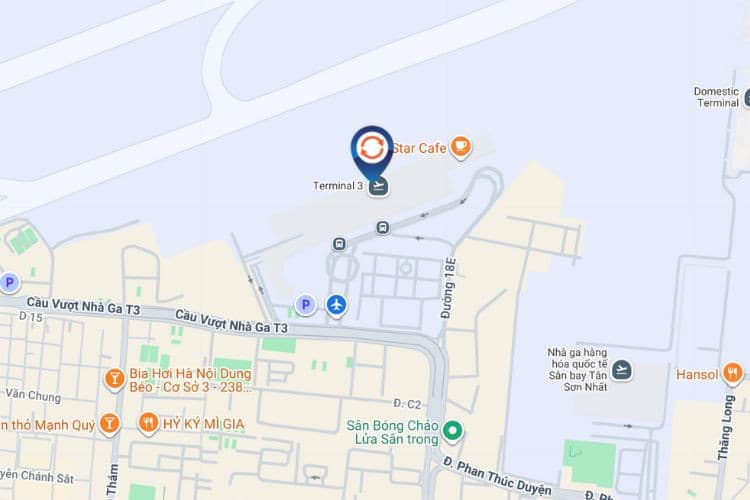Map - Horizontal Airport LED Screen Billboard at Tan Son Nhat International Airport, Tan Son Hoa Ward, Ho Chi Minh City (Level 2, Baggage Carousel No. 05 Area, Domestic Arrivals Terminal, Terminal T3)